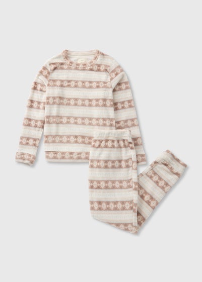 Cream Fairisle Cosy Pyjama Set