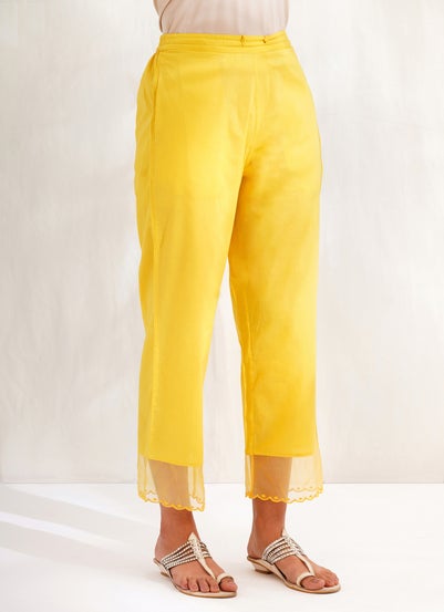 Women Yellow Pant - XS