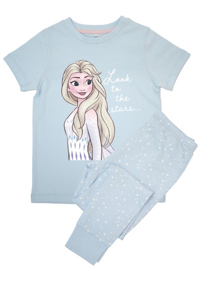 Disney Kids Light Blue Frozen Look to The Stars Pyjamas (3-8 Years)