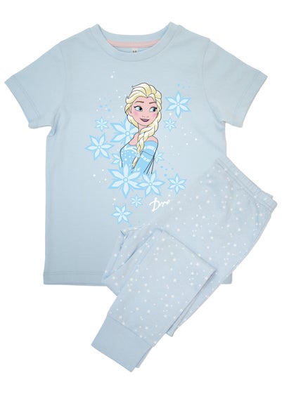 Disney Frozen Dream of Magic Kids Baby Blue Stars Pyjamas (3-8 Years)