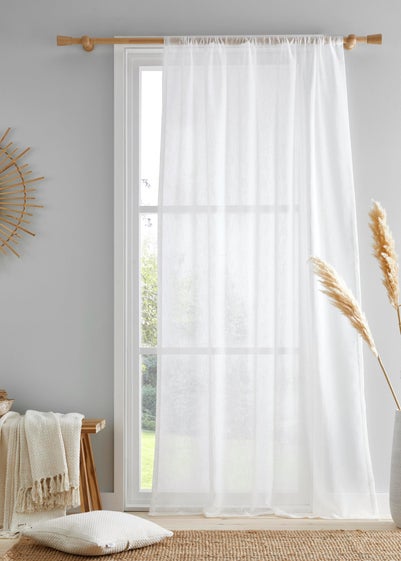 Drift Home Kayla White Voile Panel