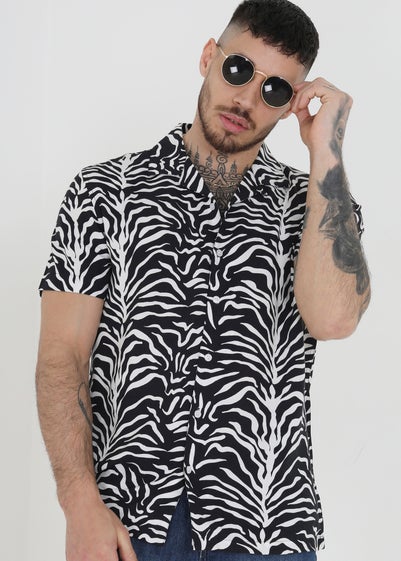 Brave Soul White Short Sleeve Print Shirt