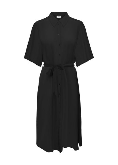 JDY Black Shirt Midi Dress