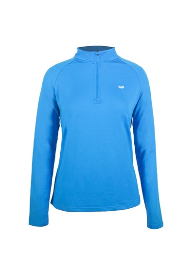 My Protein True Blue Half Zip Top