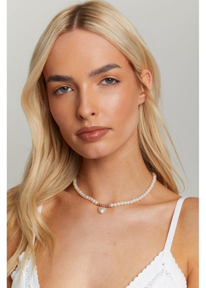 Madein Heart Pearl Choker