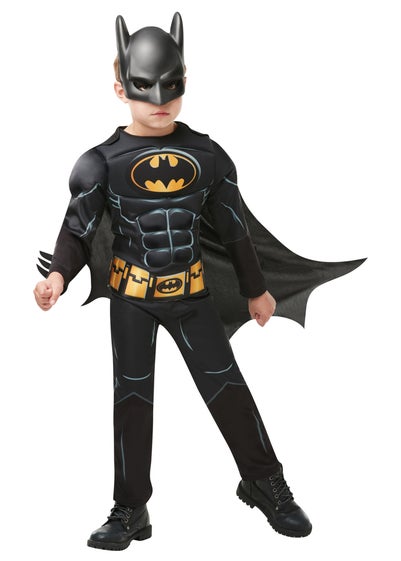 Rubies Kids Batman Fancy Dress Black Costume (3-8 yrs)