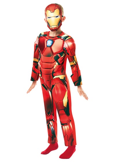 Rubies Kids Iron Man Fancy Dress Costume Deluxe (3-8 yrs)