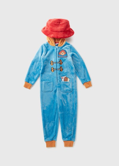 Paddington Bear Kids Blue Onesie (1-7yrs)