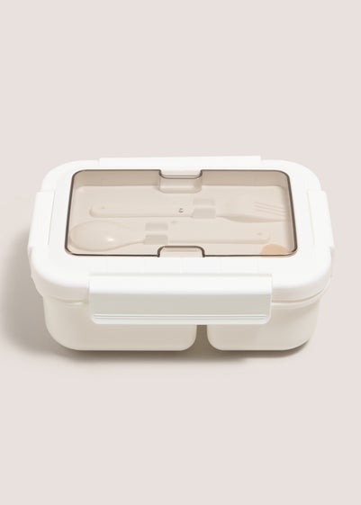 Souluxe White Bento Lunch Box