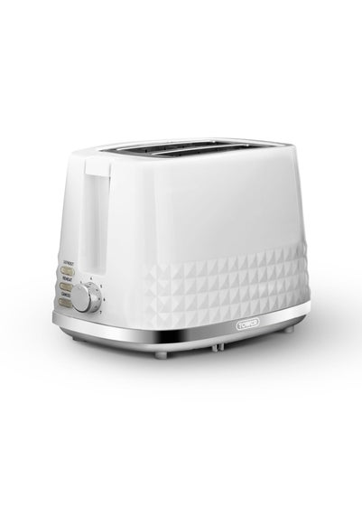 Tower Solitaire White 2 Slice Toaster - One Size