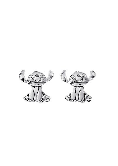 Disney Stitch Silver Plated Stitch Stud Earrings