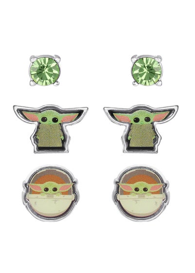 Star Wars The Mandalorian Grogu 3pc Earring Set