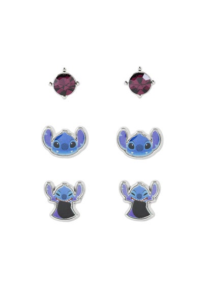 Disney Stitch Blue Costume 3pc Earring Set