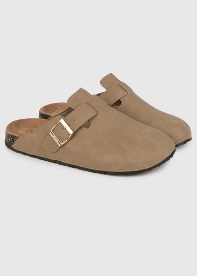 Totes Taupe PU Clog