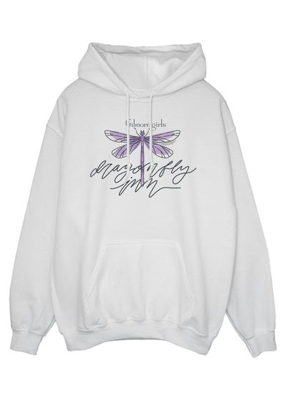 Gilmore Girls White Dragonfly Inn Printed Hoodie