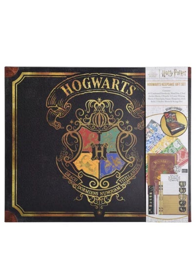 Harry Potter Black Stationery Set Bumper Colourful Crest