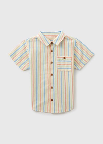 Boys Multicoloured Stripe Shirt (1-7yrs)