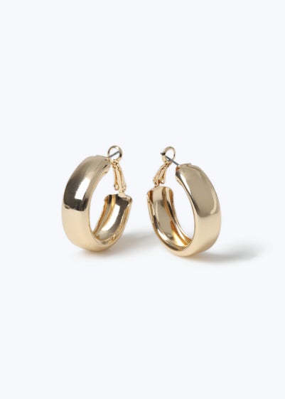 Gold Chunky Hoop Earrings