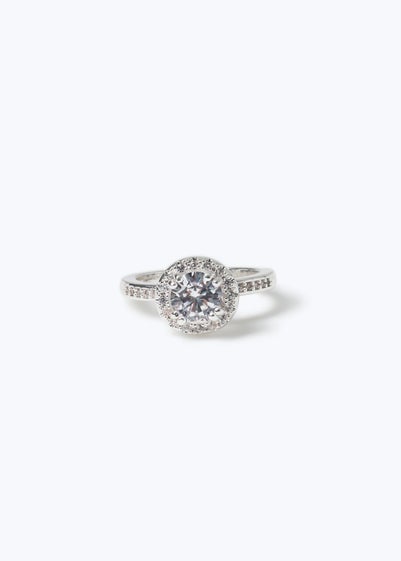 Muse Silver Cubic Zirconia Ring