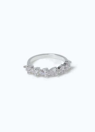 Muse Silver Heart Stone Ring