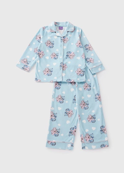 Disney Kids Blue Stitch & Angel Pyjamas (1-7yrs)