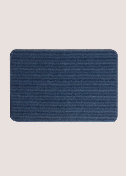 Navy Boucle Loop Mat (50cm x 75cm)