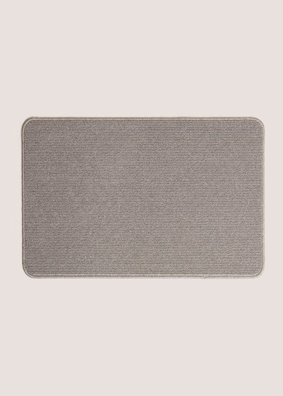 Silver Boucle Loop Mat (50cm x 75cm)