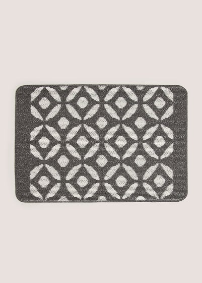 Charcoal Crescent Doormat (50cm x 75cm)