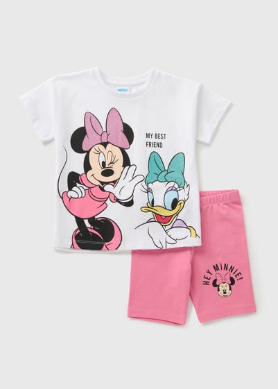 Disney Kids Pink Top & Shorts Set (1-7yrs)