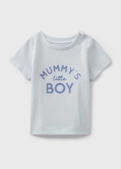 Baby Blue Mummy's Little Boy T-Shirt (Newborn-23mths)