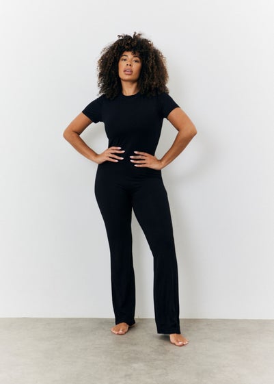 In The Style Black Jumpsuit