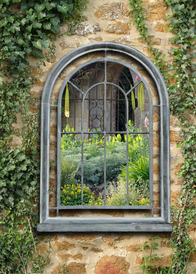 Charles Bentley Garden Berlin Arch Mirror (75cm x 51cm x 11cm)