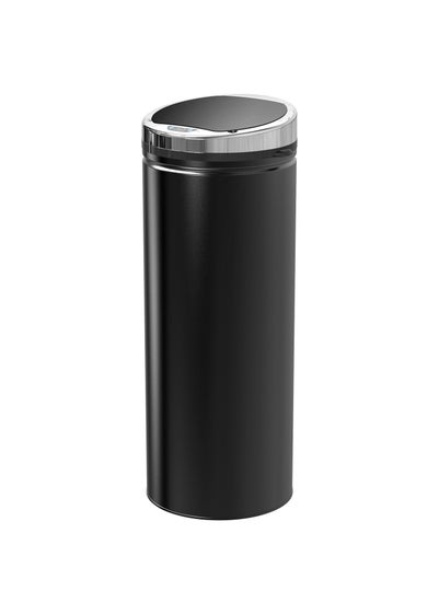 HOMCOM Black Kitchen Waste Bin (30.5cm x 30.5cm x 81.5cm 50L)