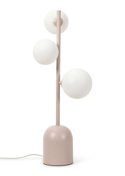 ValueLights Marlow Blush Pink Table Lamp (61cm x 25cm)