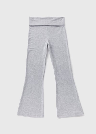 Girls Grey Flared Leggings (7-15yrs)