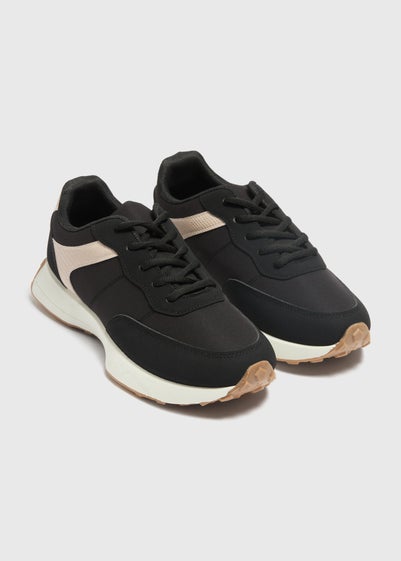 Black Retro Runner Trainers