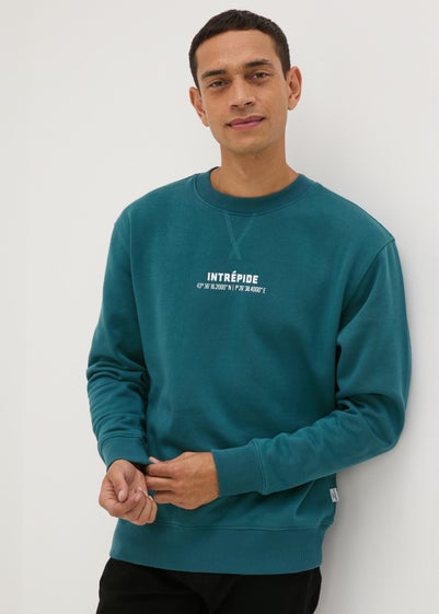 Teal Intrepide Relaxed Sweatshirt