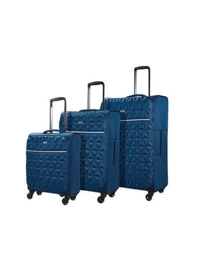 Rock Blue Jewel Large Suitcase
