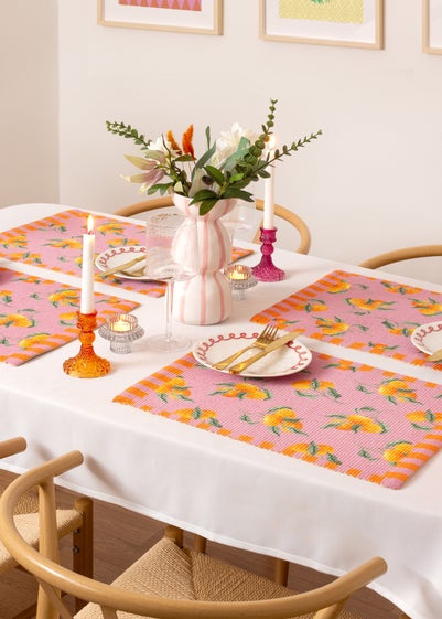 furn. Oranges Set Of 4 Table Placemats (46 x 36cm)