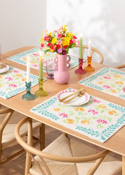 furn. Honeysuckle Set Of 4 Table Placemats (46 x 36cm)