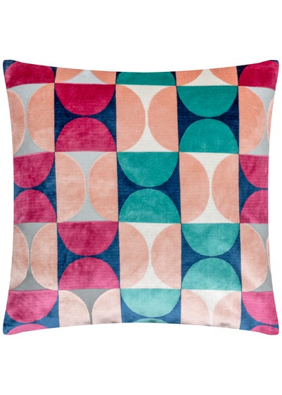 Paoletti Bardot Geometric Jacquard Filled Cushion (50 x 50 x 8cm)