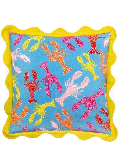 furn. Crustaceans Scalloped Filled Cushion (50 x 50 x 8 cm)