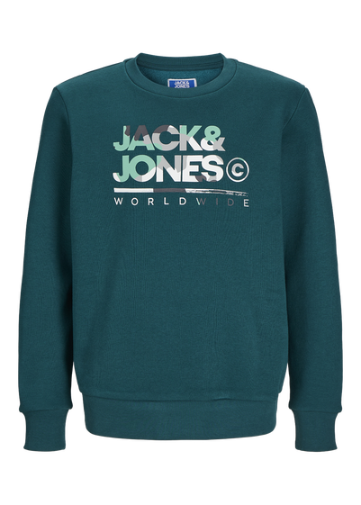 Jack & Jones Kids Teal Logo Sweatshirt (6-16yrs)