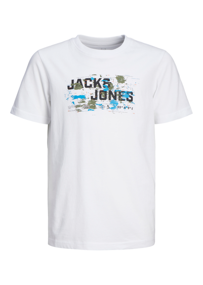 Jack & Jones Kids White Logo T-Shirt (6-16yrs)