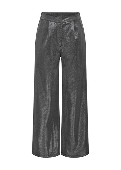 JDY Silver Glitter Trousers