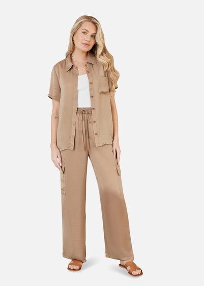 Yumi Stone Cargo Trousers