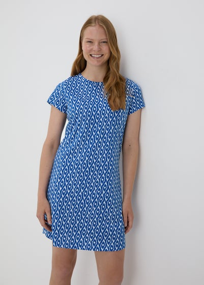 Blue Patterned Nightie