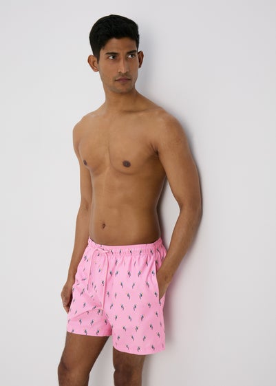 Pink Toucan Swim Shorts