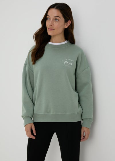 Green Paris Sweatshirt