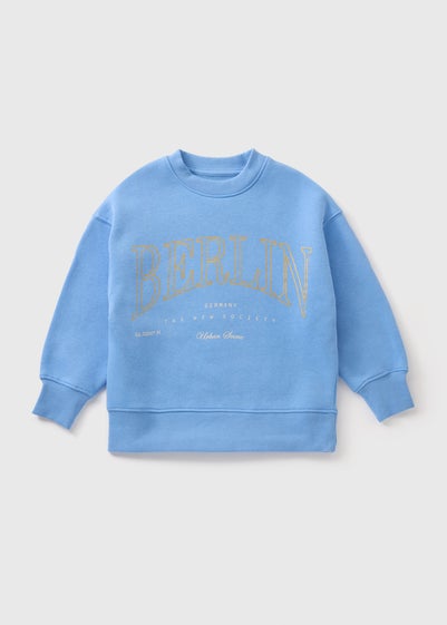 Girls Blue Berlin Sweatshirt (7-15yrs)